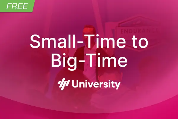 The Evolution from Small-Time to Big-Time with 80/20 Endurance primary image