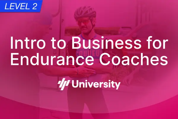 Introduction to Business for Endurance Coaches