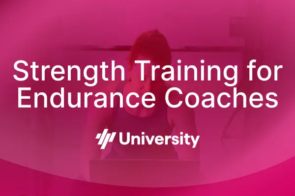 Strength Training for Endurance Coaches - Master