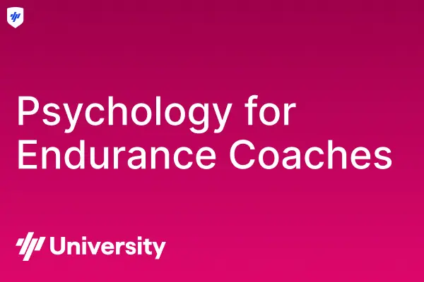 Introduction to Sports Psychology for Endurance Coaches primary image